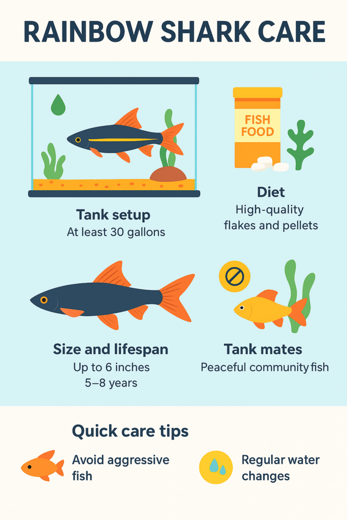 Rainbow Shark Care